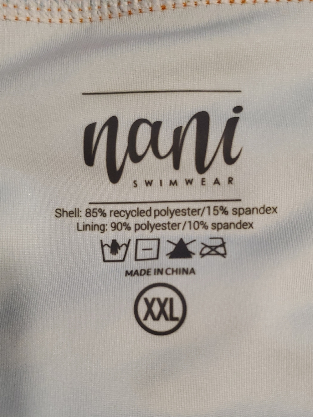 Nani Swimwear Millie Colorblock Bottom Swimwear Size XXL - Picture 9 of 10